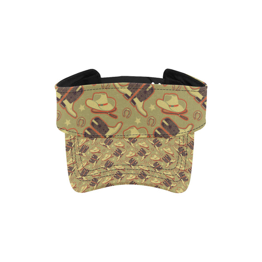 Western Cowboy Themed Unisex Sun Visor