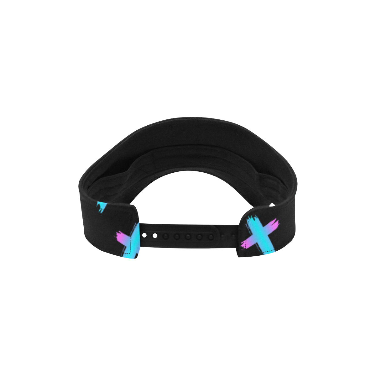Christian Cross neon Pattern Unisex Sun Visor