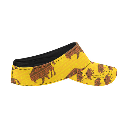Bison Native Pattern Print Design 01 Unisex Sun Visor