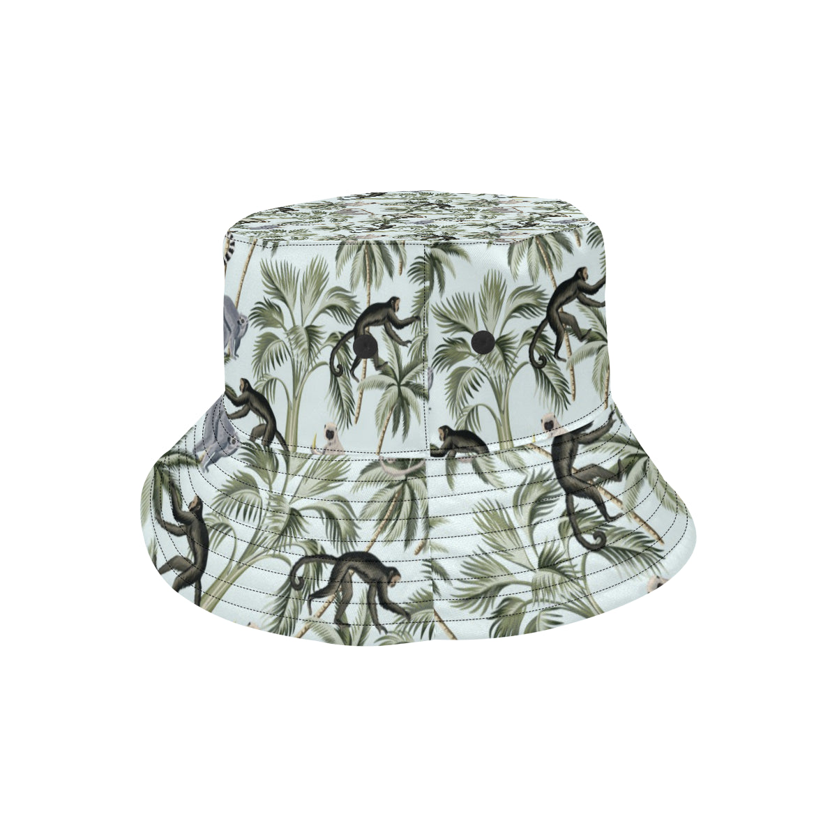 Rainforest Pattern Print Design RF04 Unisex Bucket Hat