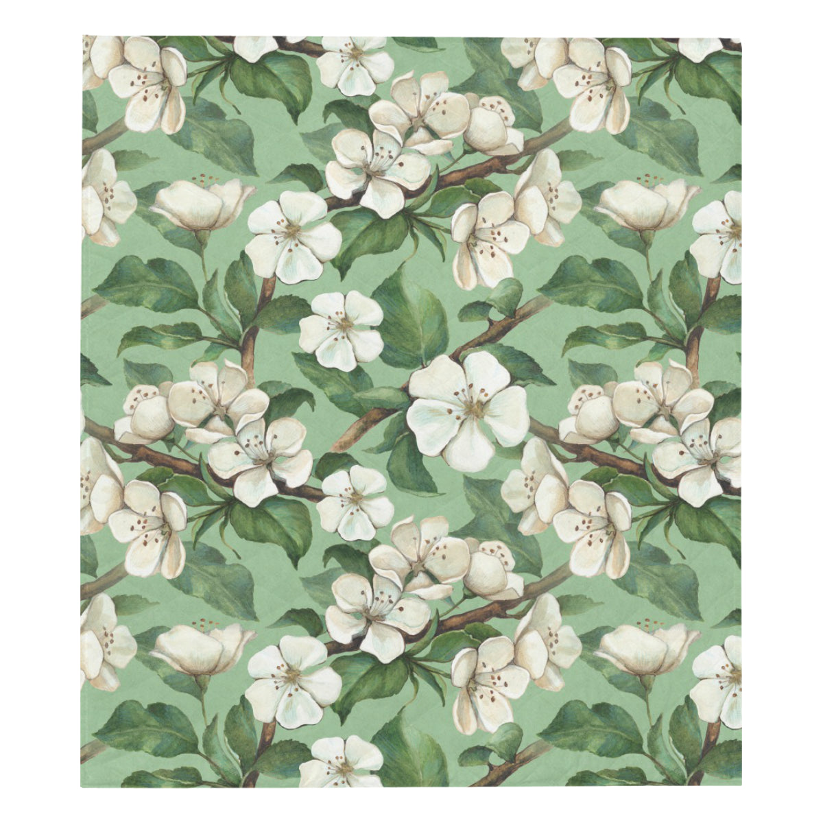 Apple blossom Pattern Print Design AB02 Premium Quilt