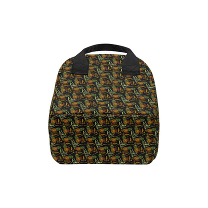 Aloha Hawaii Time Design Themed Print Insulated Lunch Bag