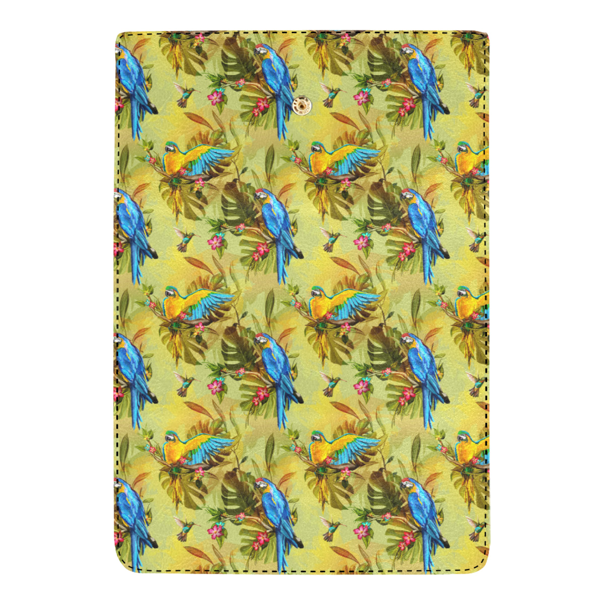 Parrot Pattern Print Design A02 Women's Trifold Wallet