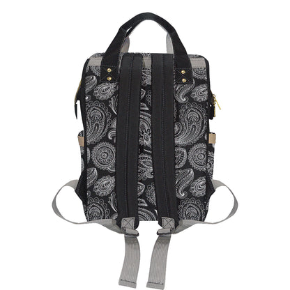Paisley Pattern Print Design A04 Diaper Bag Backpack