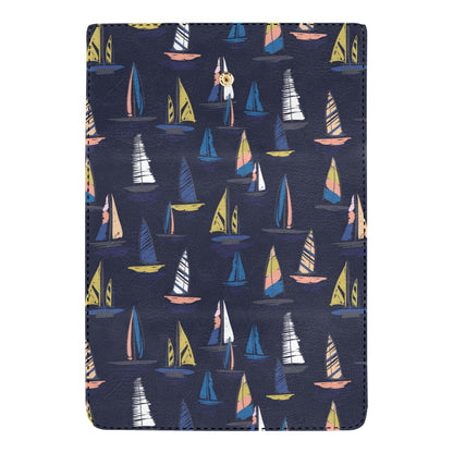 Sailing Ships Pattern Print Design A03 Women's Trifold Wallet