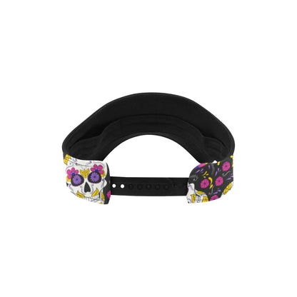 sugar skull Floral Pattern Unisex Sun Visor