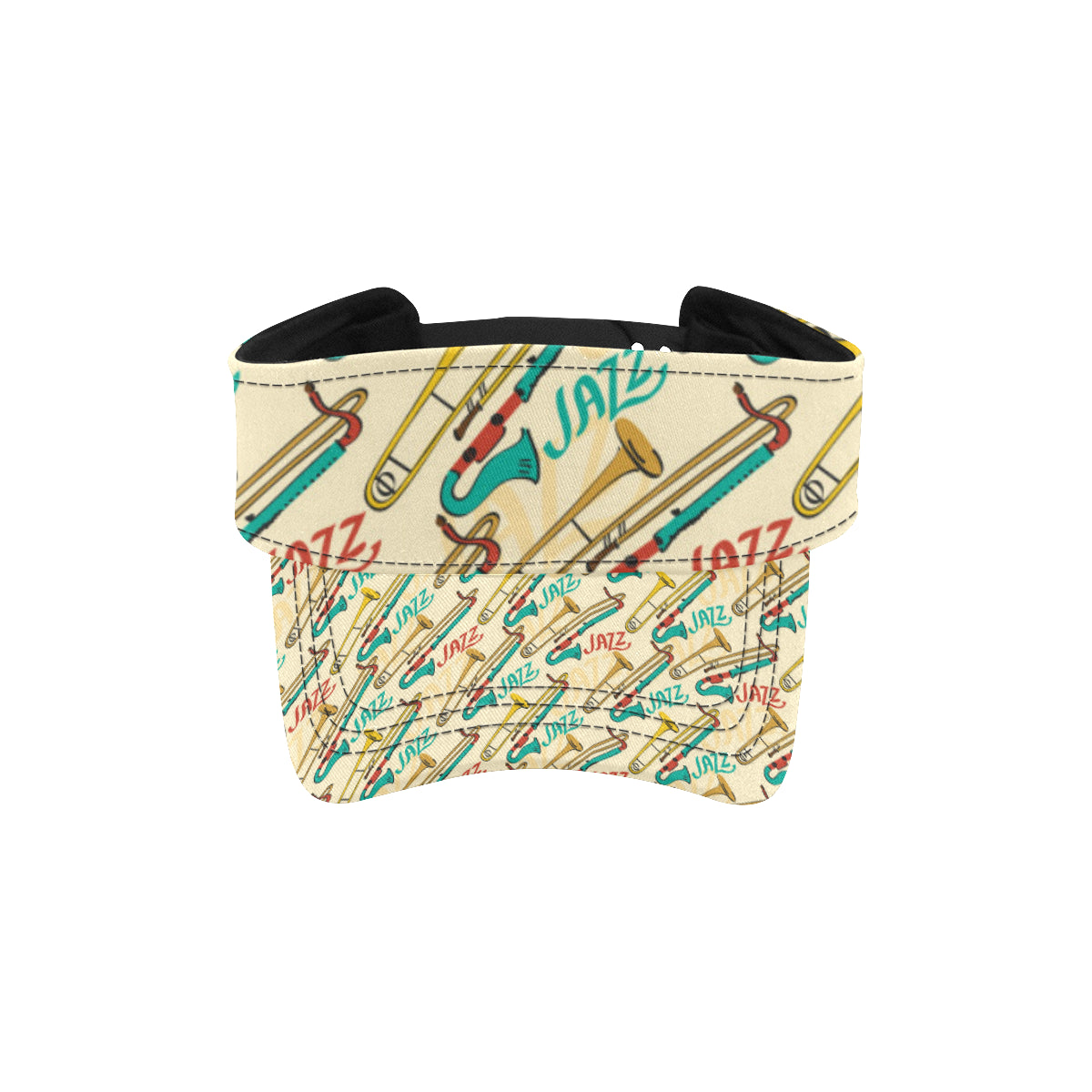 Trombone Pattern Print Design 03 Unisex Sun Visor