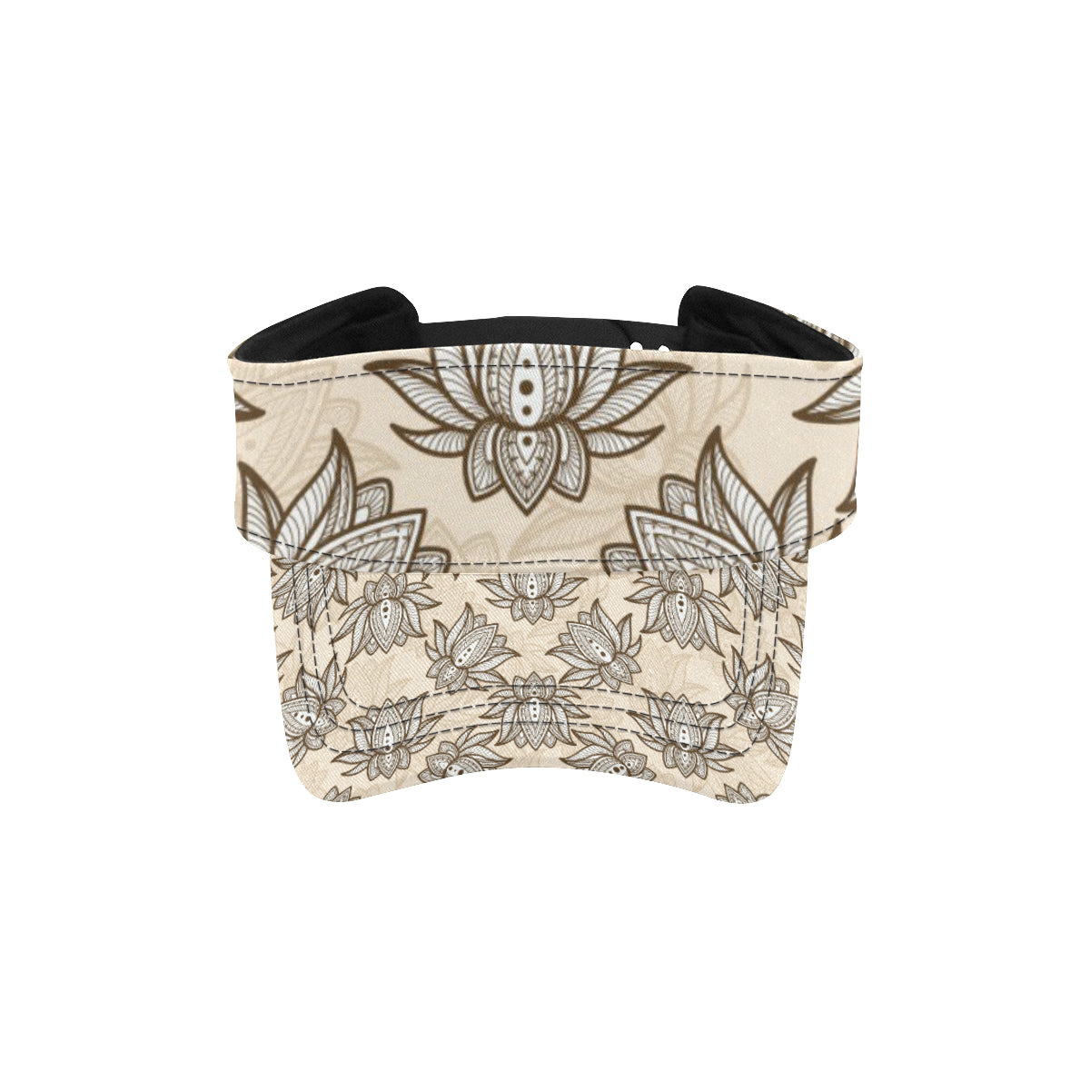lotus Boho Pattern Print Design LO05 Unisex Sun Visor
