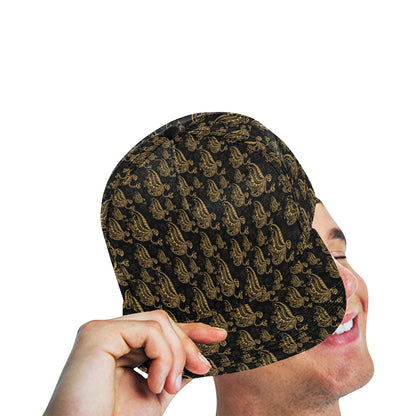 Owl Tribal Polynesian Design Print Snapback Cap