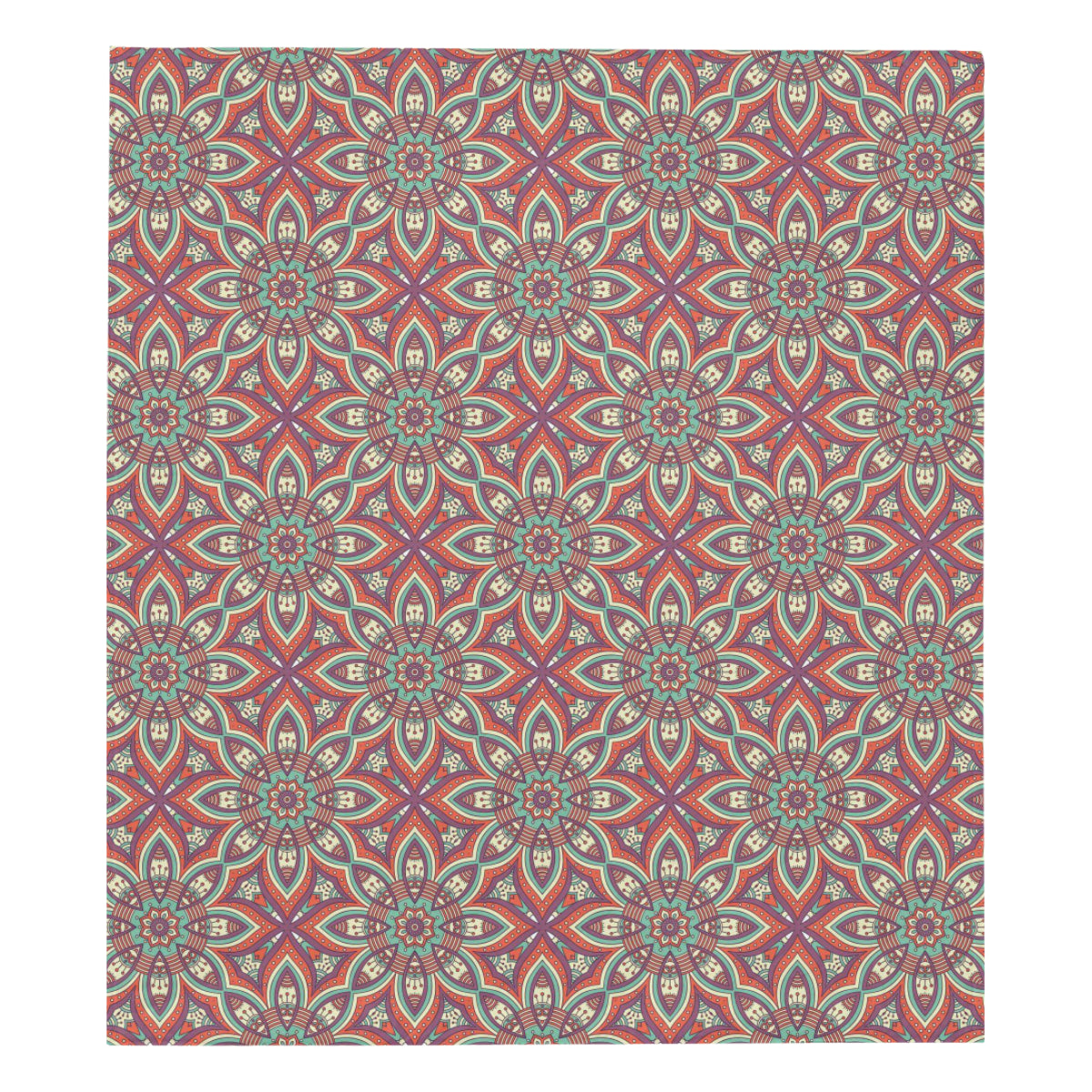 Bohemian Pattern Print Design 03 Premium Quilt