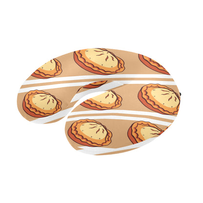 Pie Pattern Print Design A02 U-Shaped Travel Neck Pillow