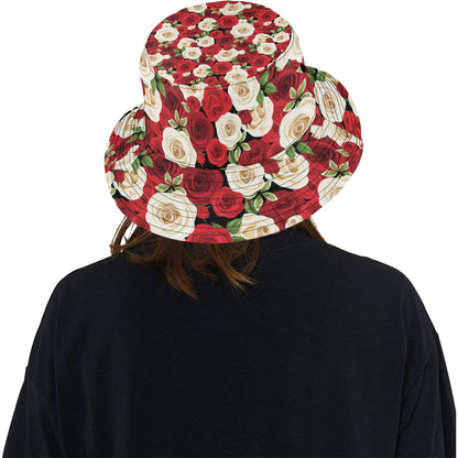 Rose Pattern Print Design RO06 Unisex Bucket Hat