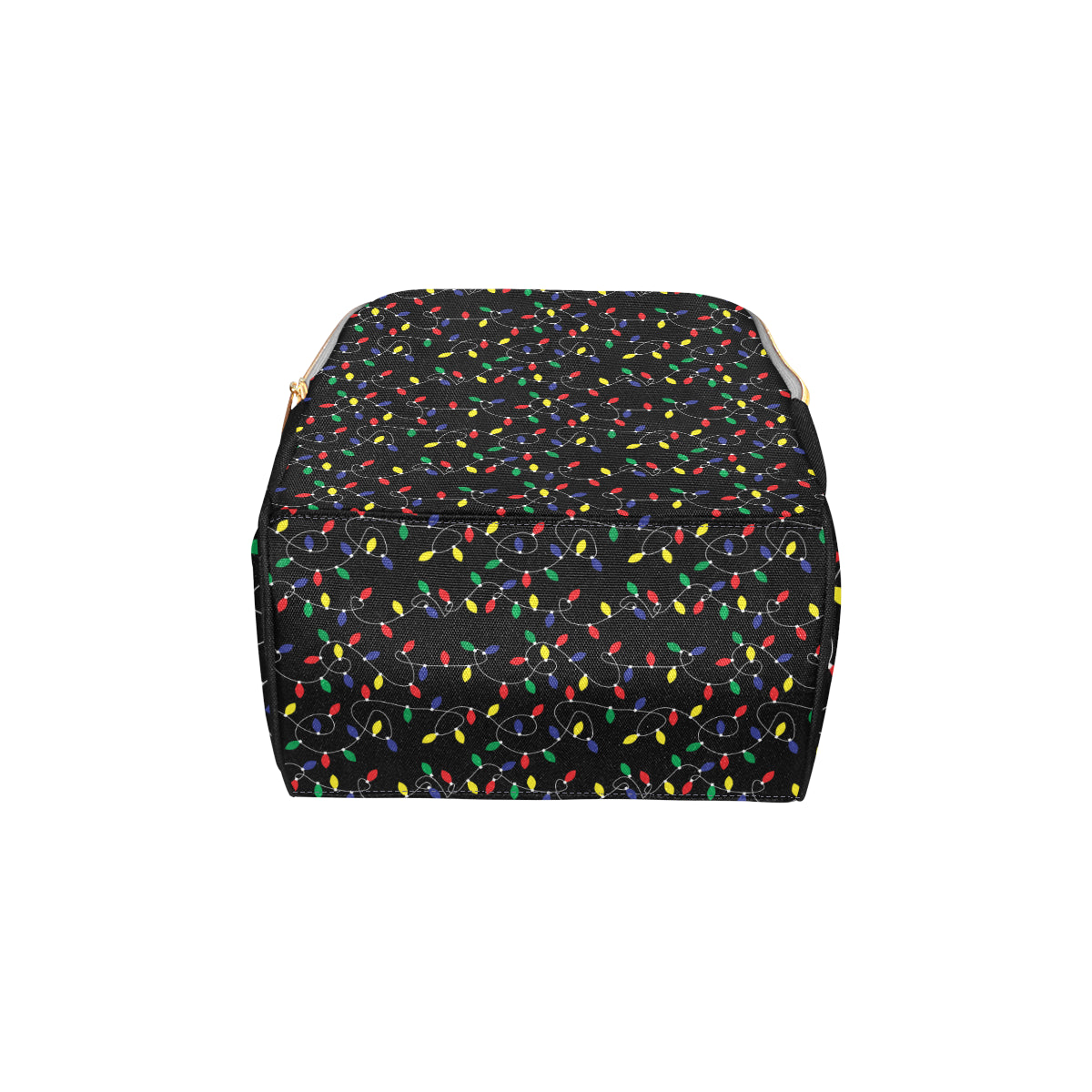 Christmas Light Pattern Print Design 04 Diaper Bag Backpack