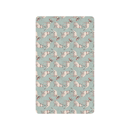 Bull Terrier Cute Print Pattern Rubber Doormat