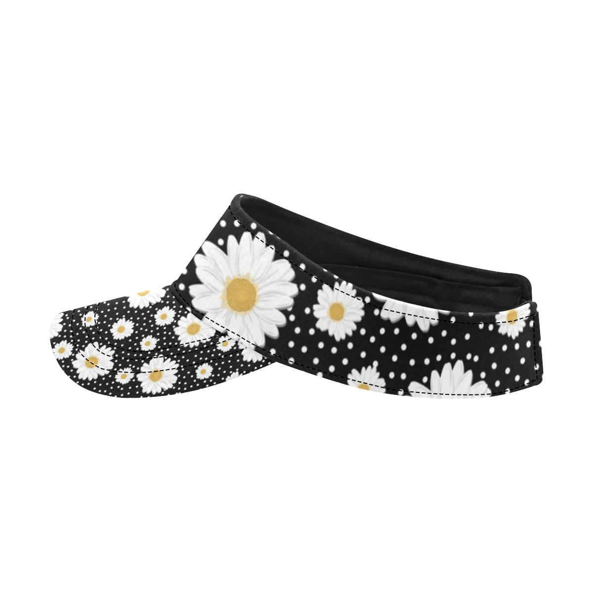 Daisy Pattern Print Design DS02 Unisex Sun Visor