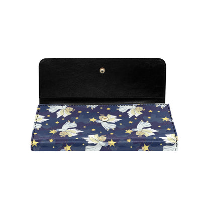 Angel Pattern Print Design 06 Women's Trifold Wallet