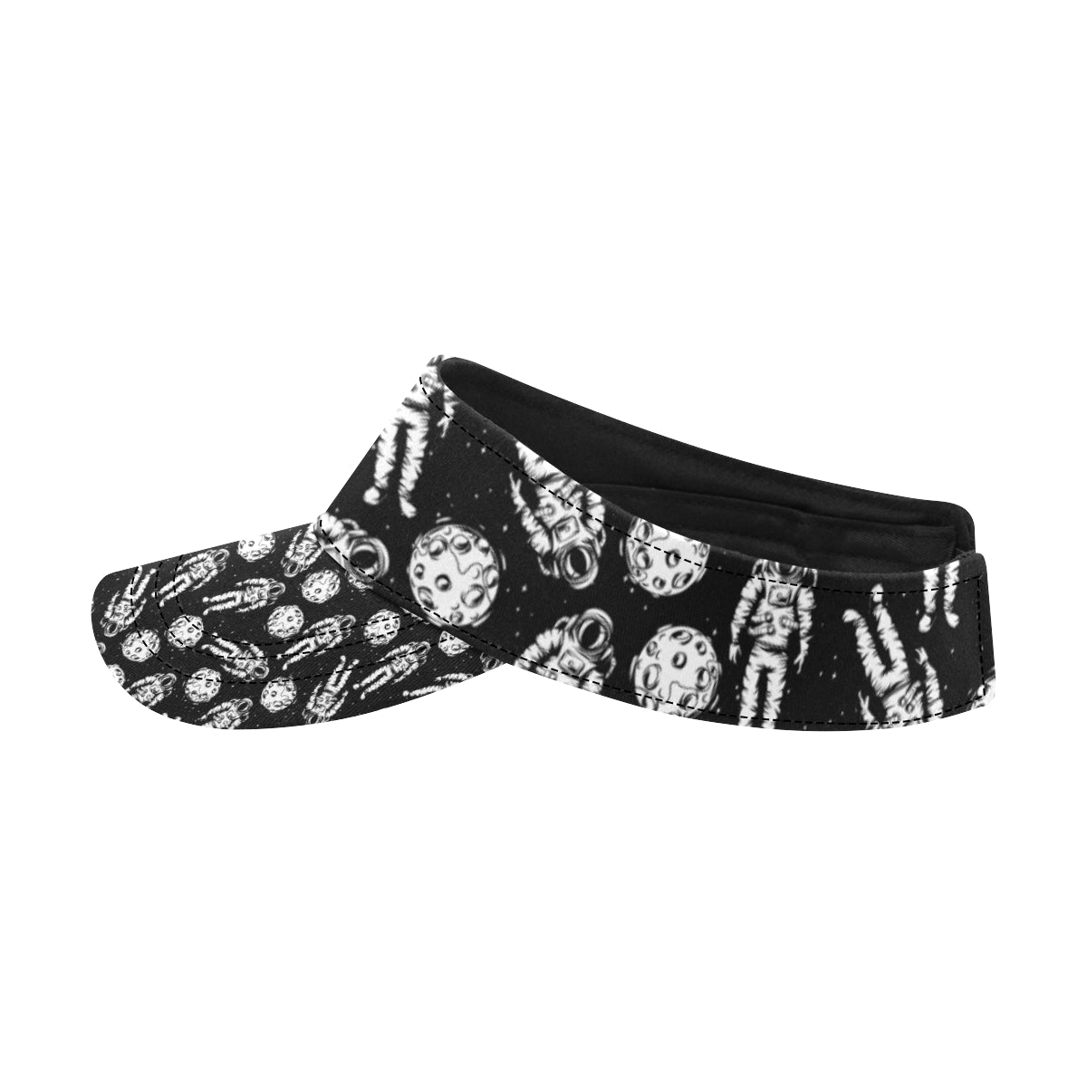 Astronaut Pattern Print Design 03 Unisex Sun Visor