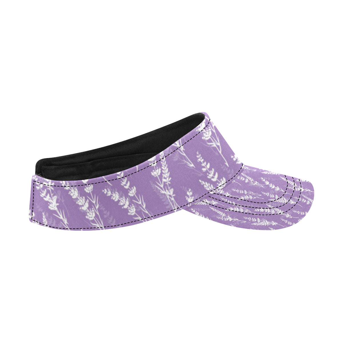 Lavender Pattern Print Design LV08 Unisex Sun Visor