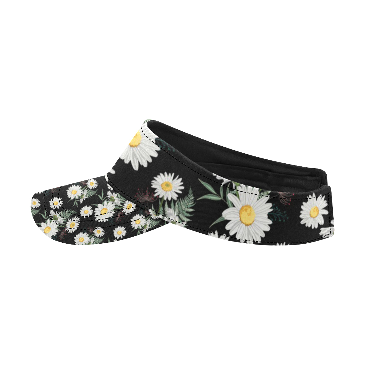Daisy Pattern Print Design DS07 Unisex Sun Visor