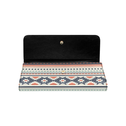 Tribal Aztec vintage pattern Women's Trifold Wallet