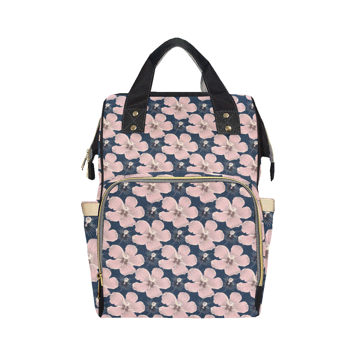 Plumeria Pattern Print Design PM018 Diaper Bag Backpack