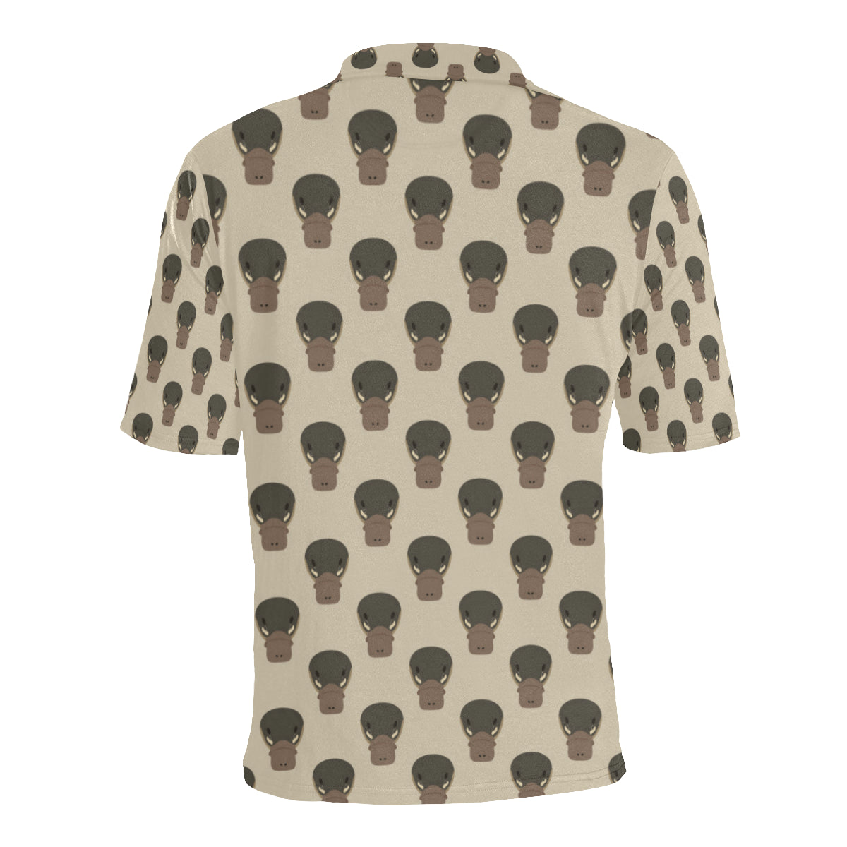 Platypus Pattern Print Design A03 Men Polo Shirt