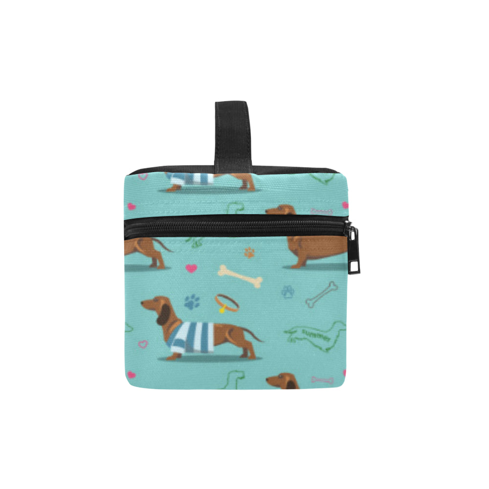 Dachshund Paw Decorative Print Pattern Makeup Bag
