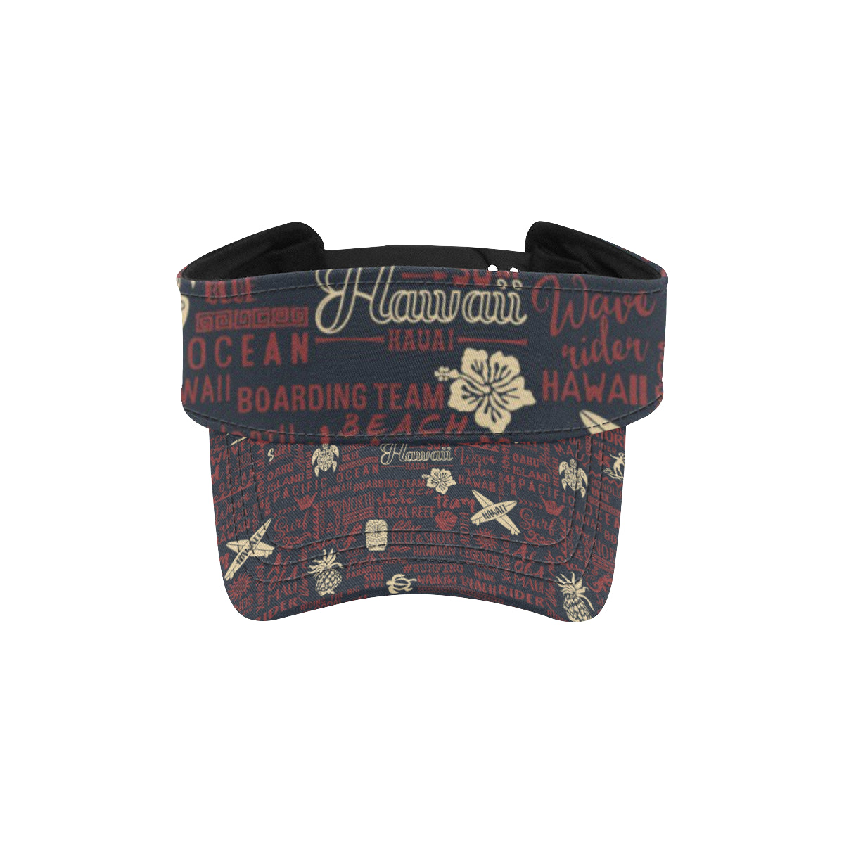 Hawaiian Themed Pattern Print Design H017 Unisex Sun Visor