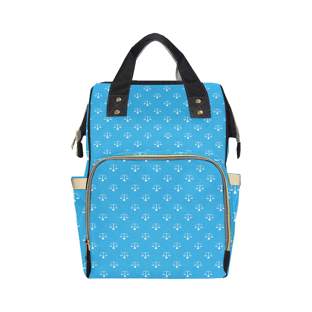 Libra Pattern Print Design 02 Diaper Bag Backpack