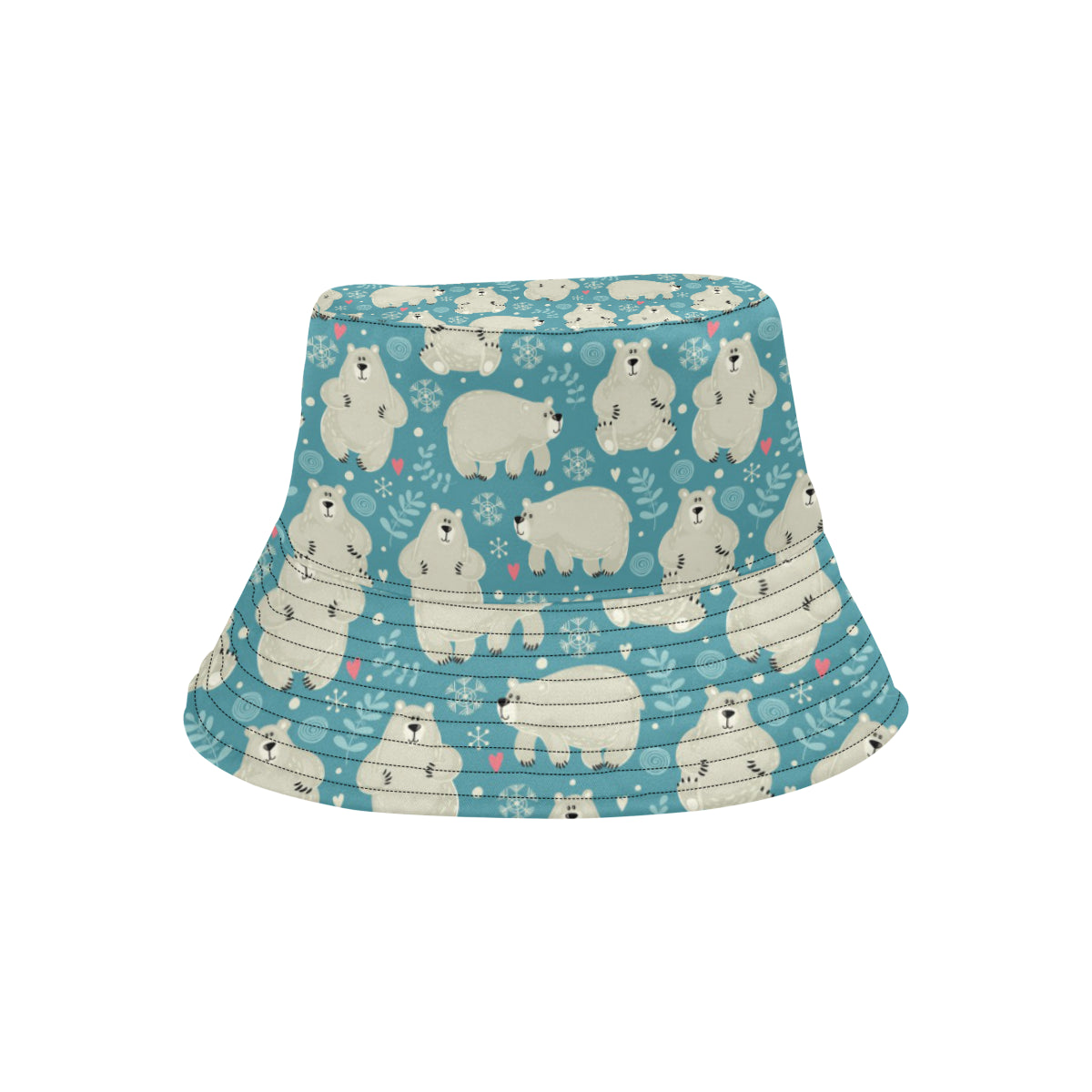 Bear Pattern Print Design BE04 Unisex Bucket Hat