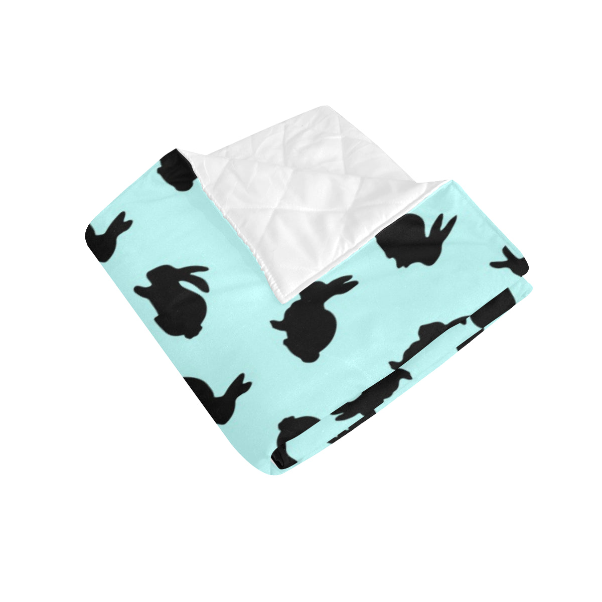 Rabbit Pattern Print Design RB010 Premium Quilt