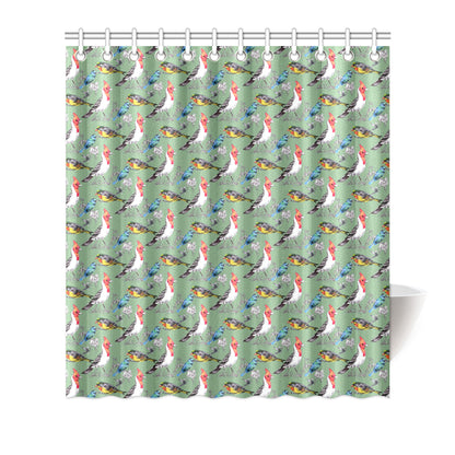 Birds Pattern Print Design 07 Shower Curtain