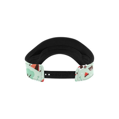 Camper Tent Pattern Print Design 01 Unisex Sun Visor