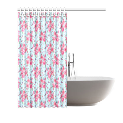Camellia Pattern Print Design 01 Shower Curtain