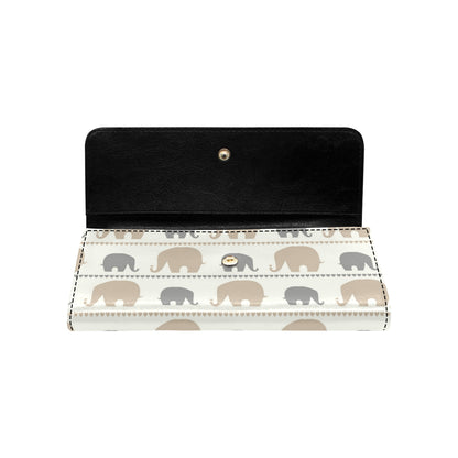 Elephant Cute Women's Trifold Wallet