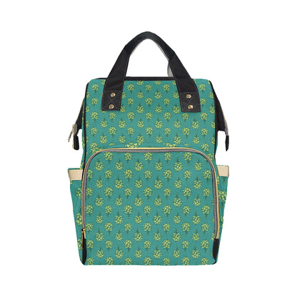 Artichoke Pattern Print Design 04 Diaper Bag Backpack