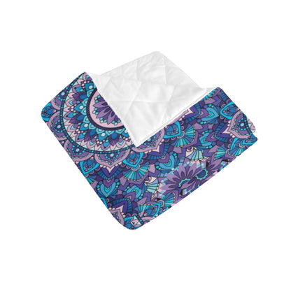 Mandala Pattern Print Design 04 Premium Quilt
