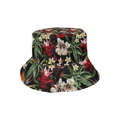 Summer Floral Pattern Print Design SF03 Unisex Bucket Hat