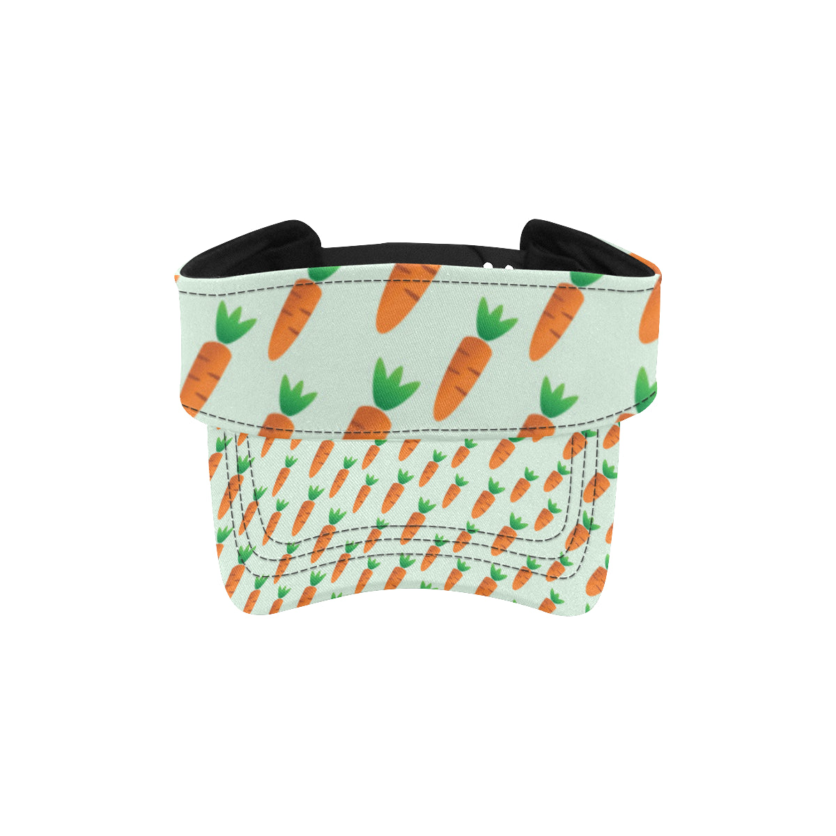 Carrot Pattern Print Design 05 Unisex Sun Visor