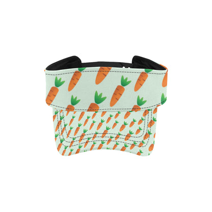 Carrot Pattern Print Design 05 Unisex Sun Visor