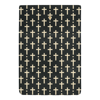Cross Pattern Print Design 03 Women's Trifold Wallet