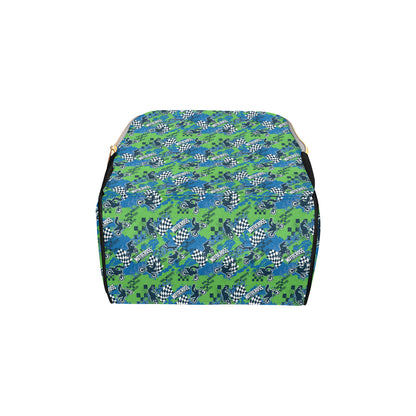 Motocross Pattern Print Design 04 Diaper Bag Backpack