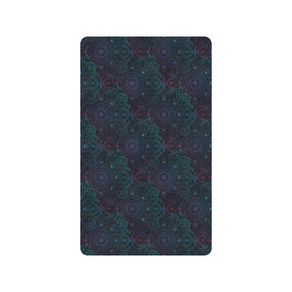 Boho Floral Mandala Rubber Doormat