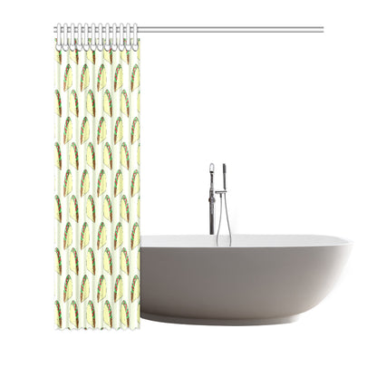 Taco Pattern Print Design TC05 Shower Curtain