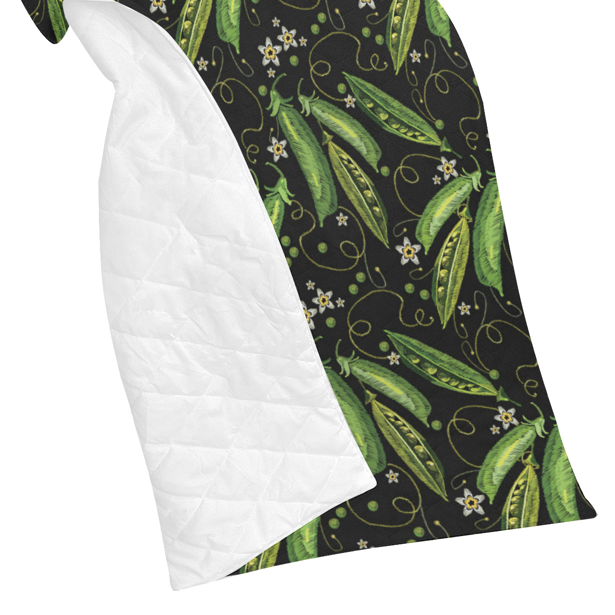 Peas Pattern Print Design A02 Premium Quilt