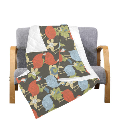 Guinea Fowl Pattern Print Design 02 Premium Quilt