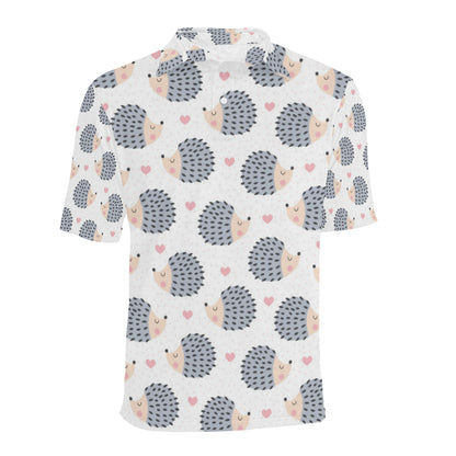 Hedgehog Baby Pattern Print Design 03 Men Polo Shirt