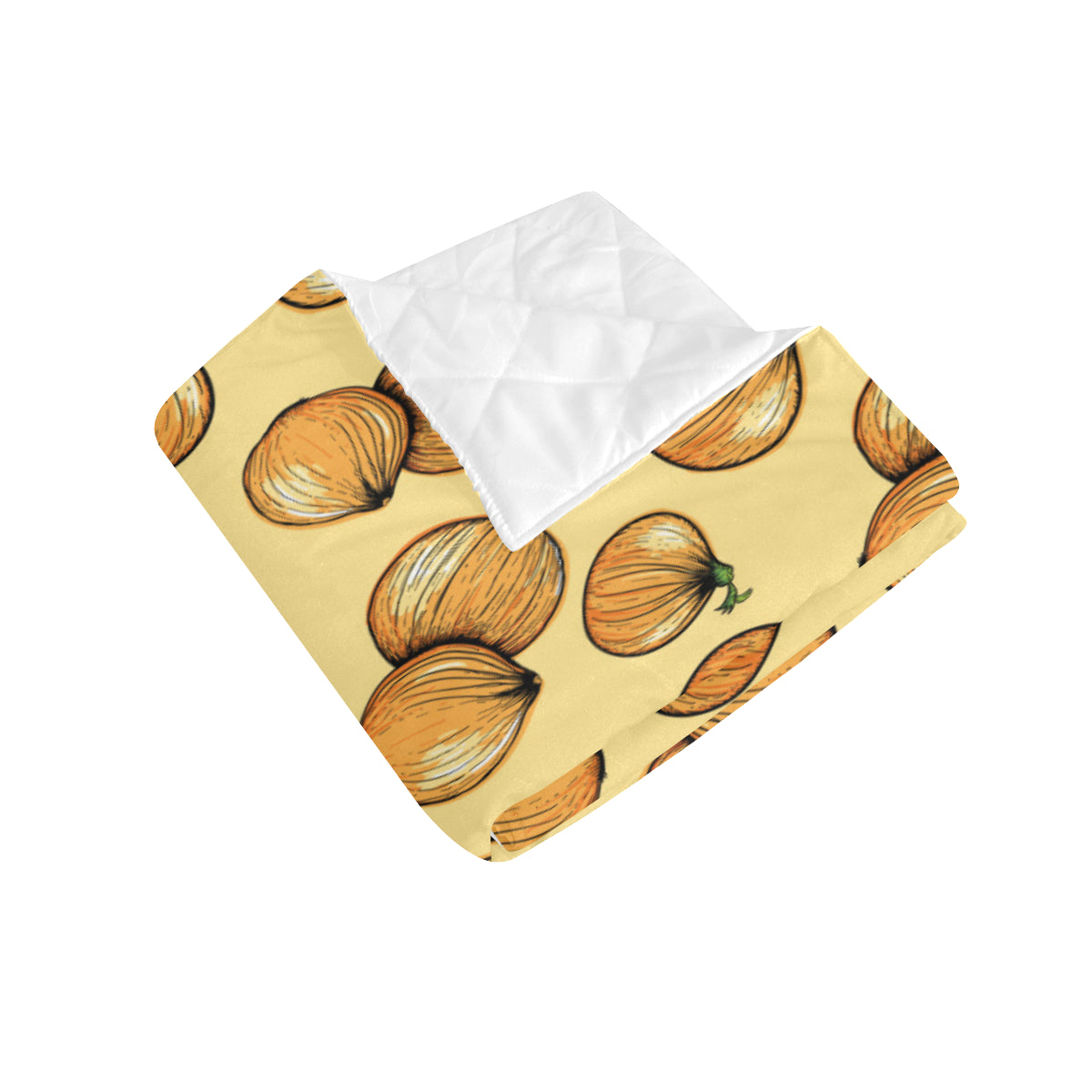 Onion Pattern Print Design A04 Premium Quilt