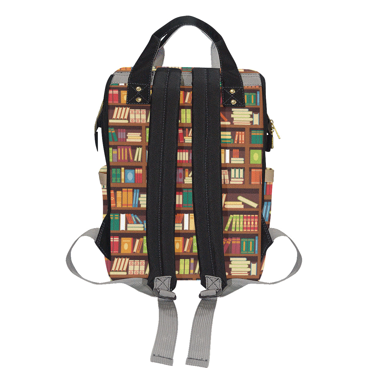 Book Pattern Print Design 06 Diaper Bag Backpack