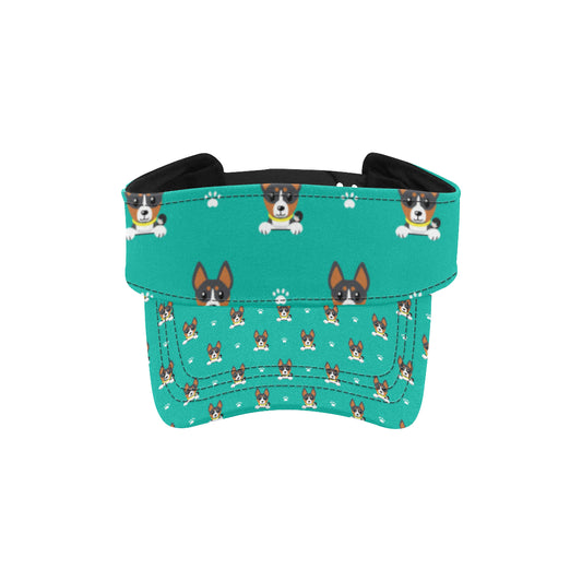 Basenji Pattern Print Design 03 Unisex Sun Visor
